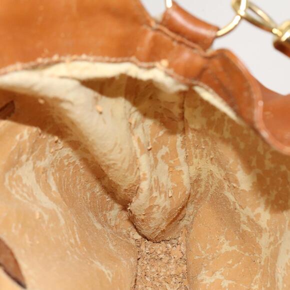 GUCCI Bamboo Shoulder Bag Leather Brown Gold 001 14 001 14 - Picture 16 of 16